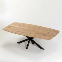Полу- овална трапезна маса, IPM Timber, 200х100
