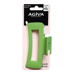 Шнола за коса Agiva Professional, 10.5 см, Зелен