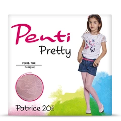 Детски чорапогащник Penti Pretty Partrice, 20 Ден, 9-10 год., Размер 4, Розов