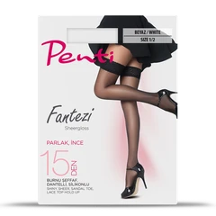Силиконови чорапи Penti Fantazi, Бели, р-р 1/2